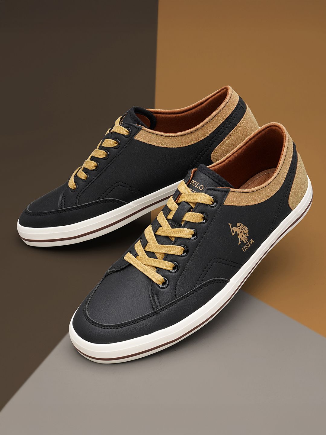 U.S. Polo Assn. Men Round Toe Sneakers
