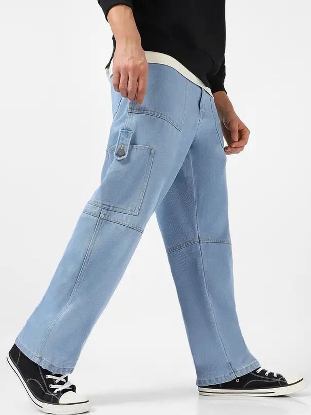 BREXX Men Smart Regular Fit Mid-Rise Stretchable Jeans