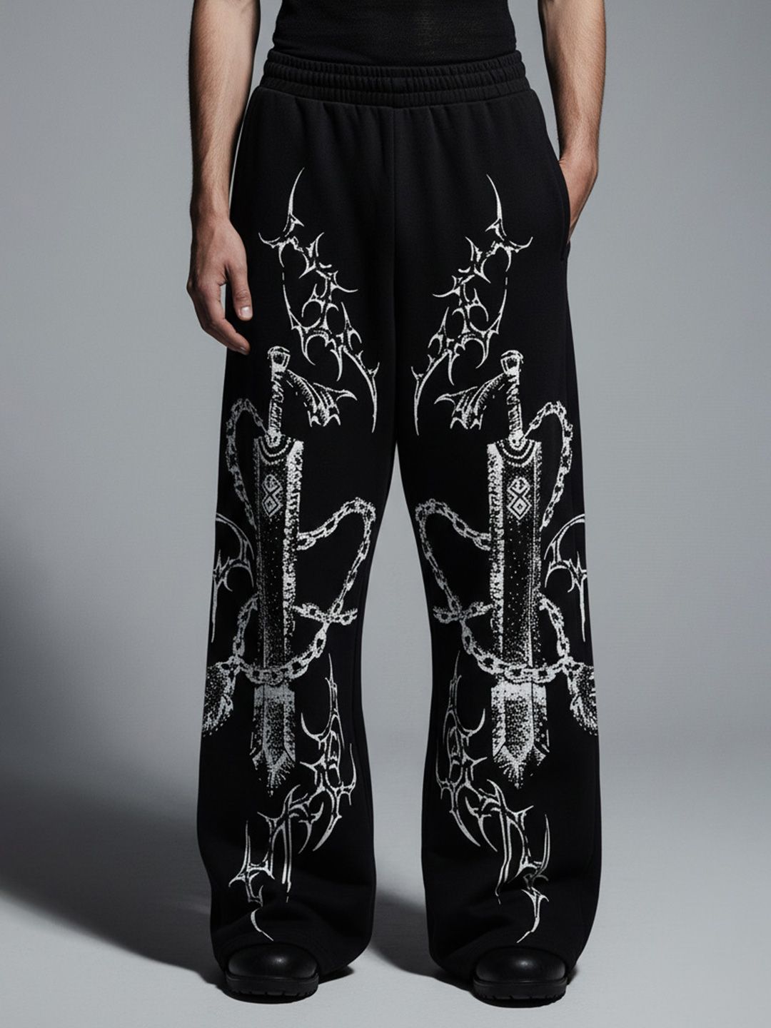 Buy GENRAGE Unisex Toji Graphic Printed Pure Cotton Straight Baggy