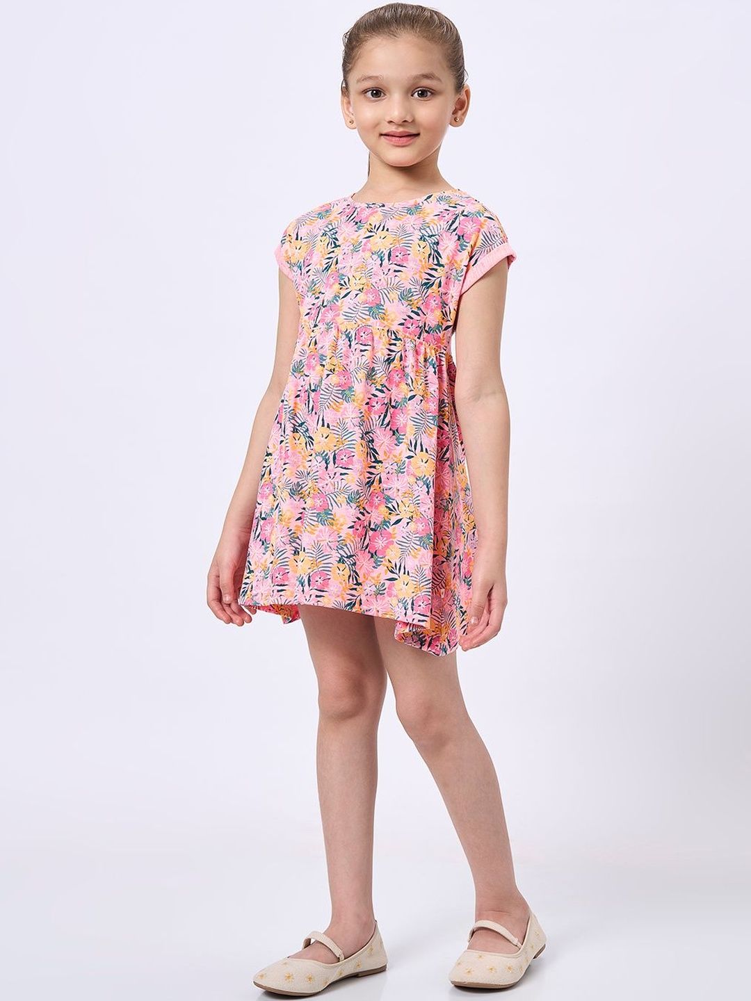 Ed-a-Mamma Floral Print A-Line Dress