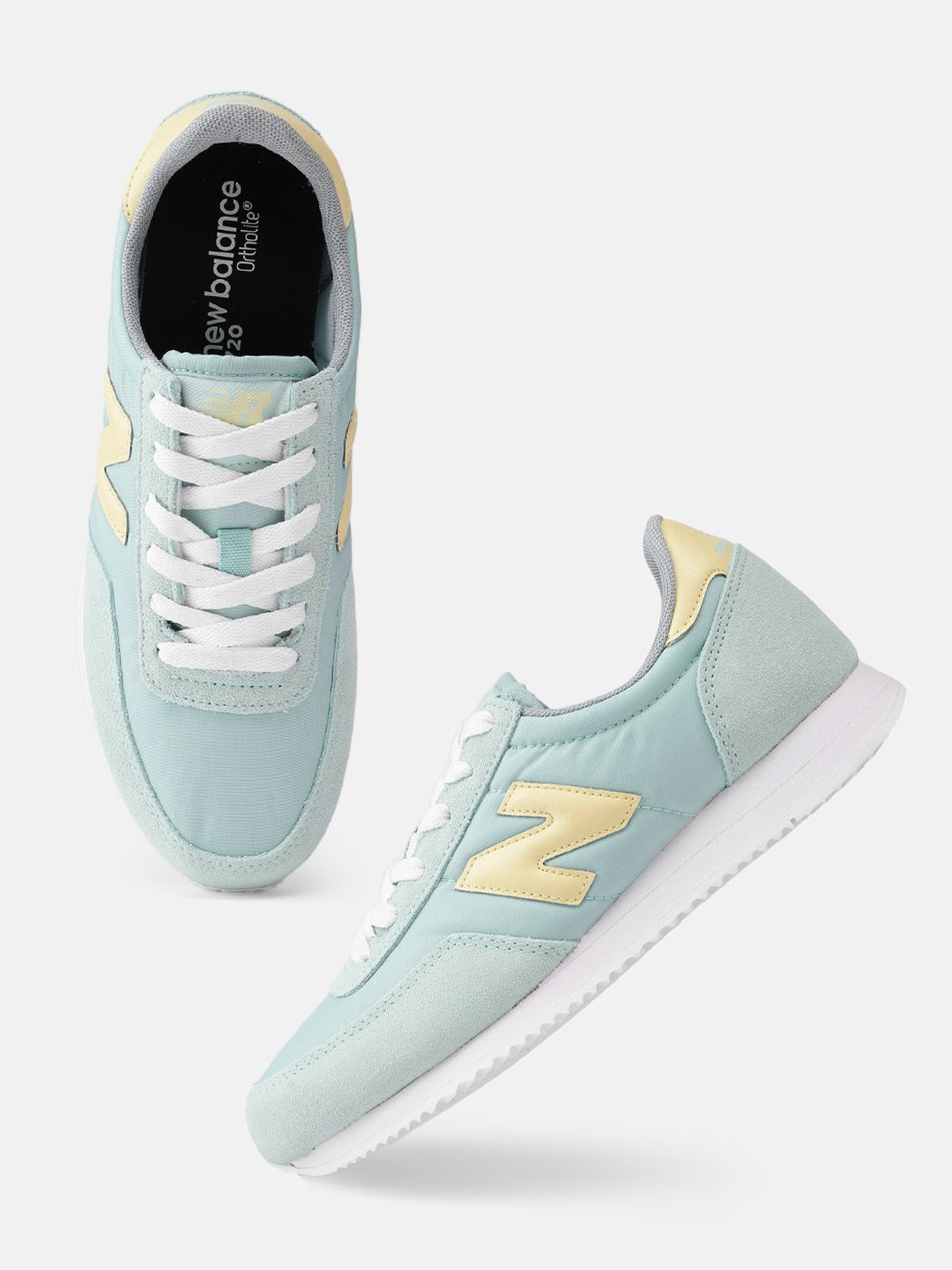 new balance 720 trainers in gold
