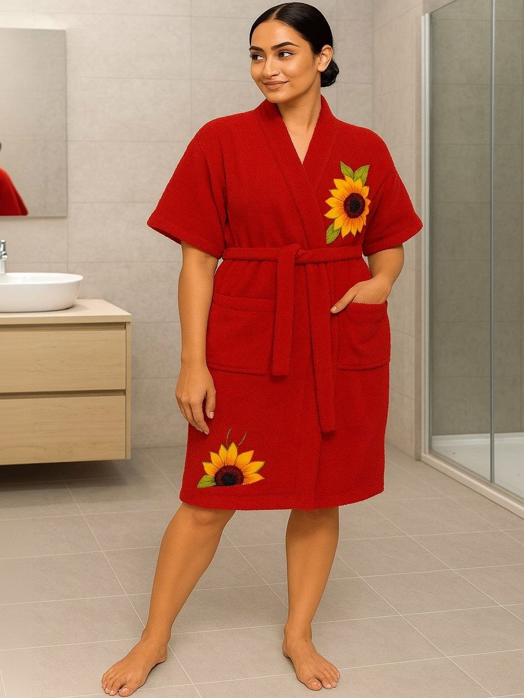 GAB Pure Cotton 500 GSM Bath Robe