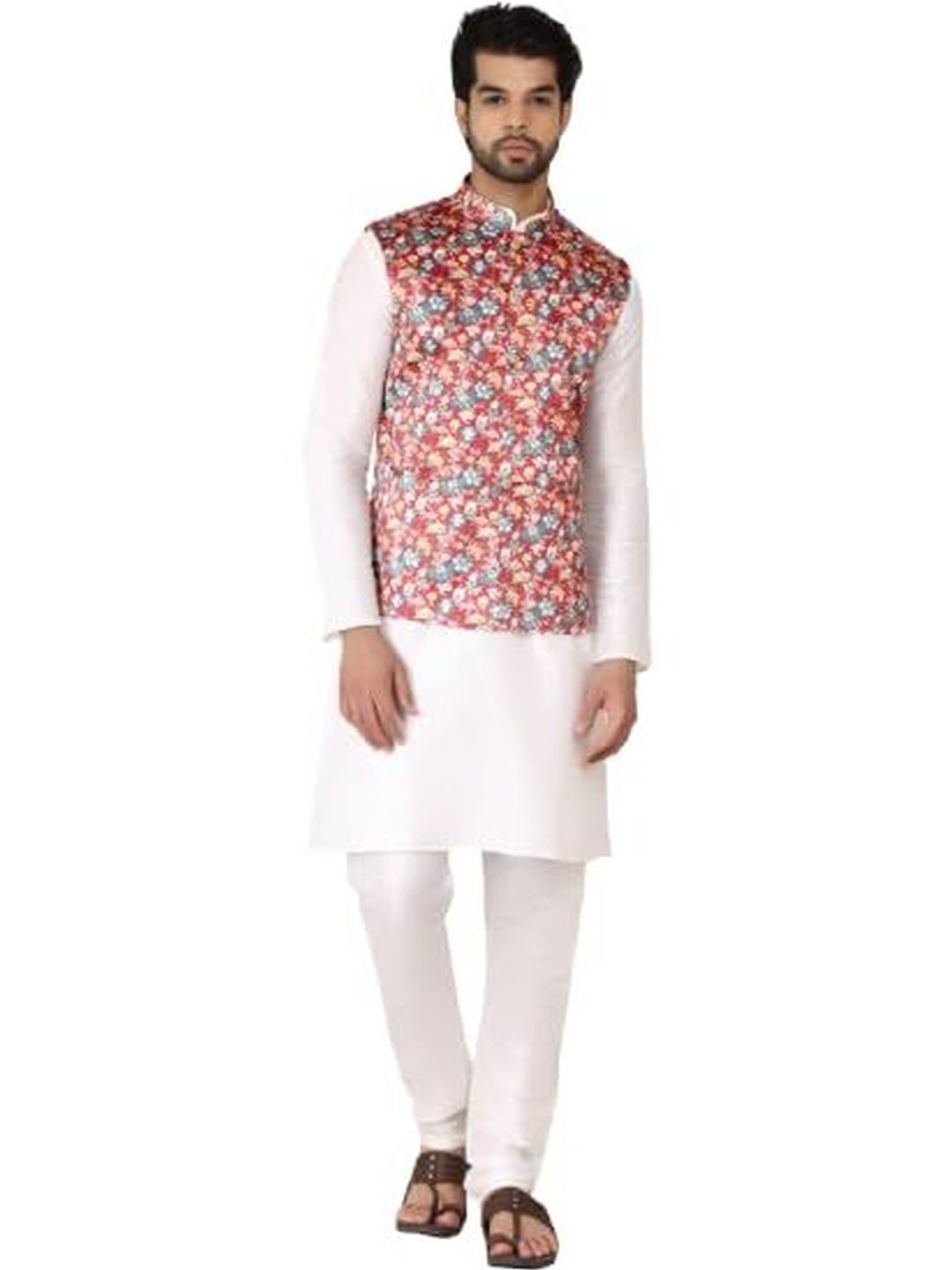JEXI Men Ethnic Motifs Thread Work Jackets
