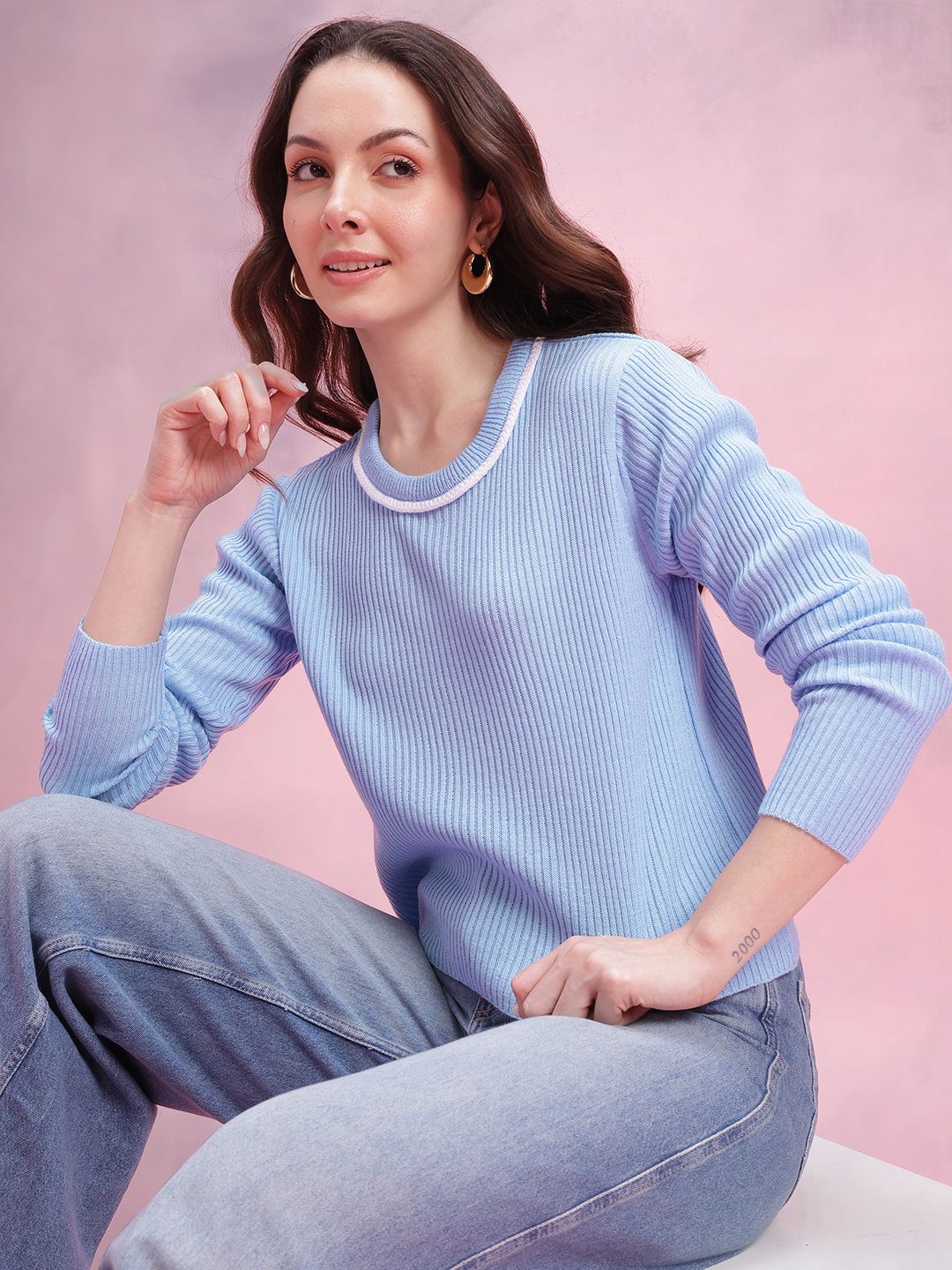 DressBerry Ribbed Pullover
