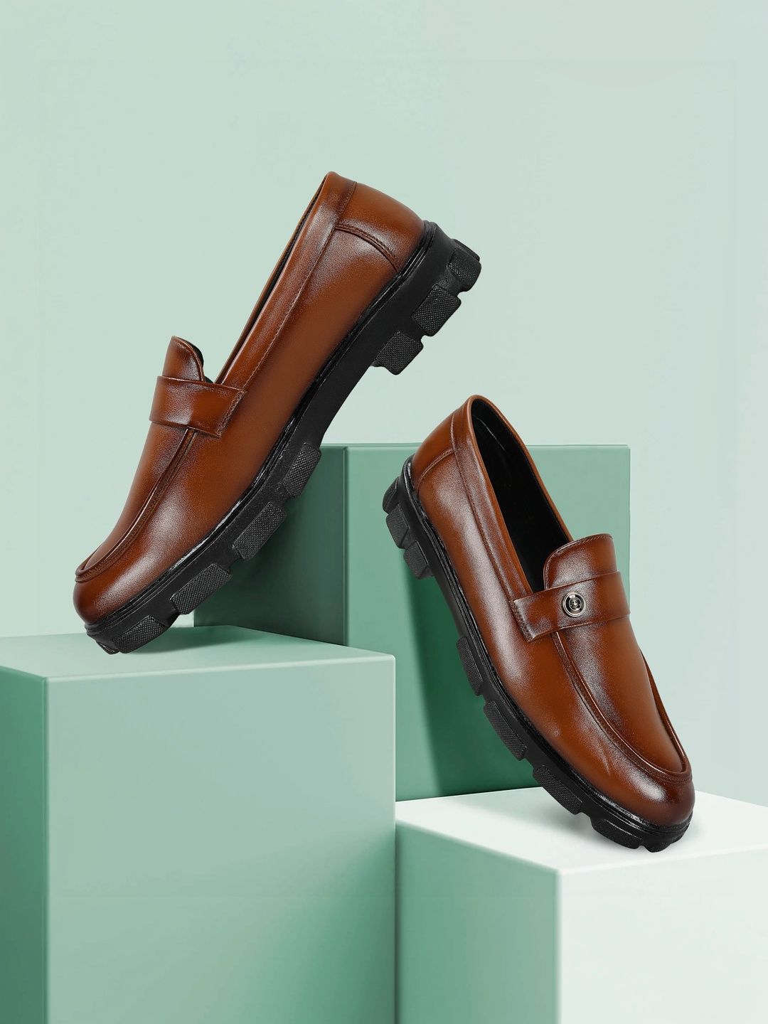 Paragon Men Round Toe Slip-On Shoes Formal Shoes
