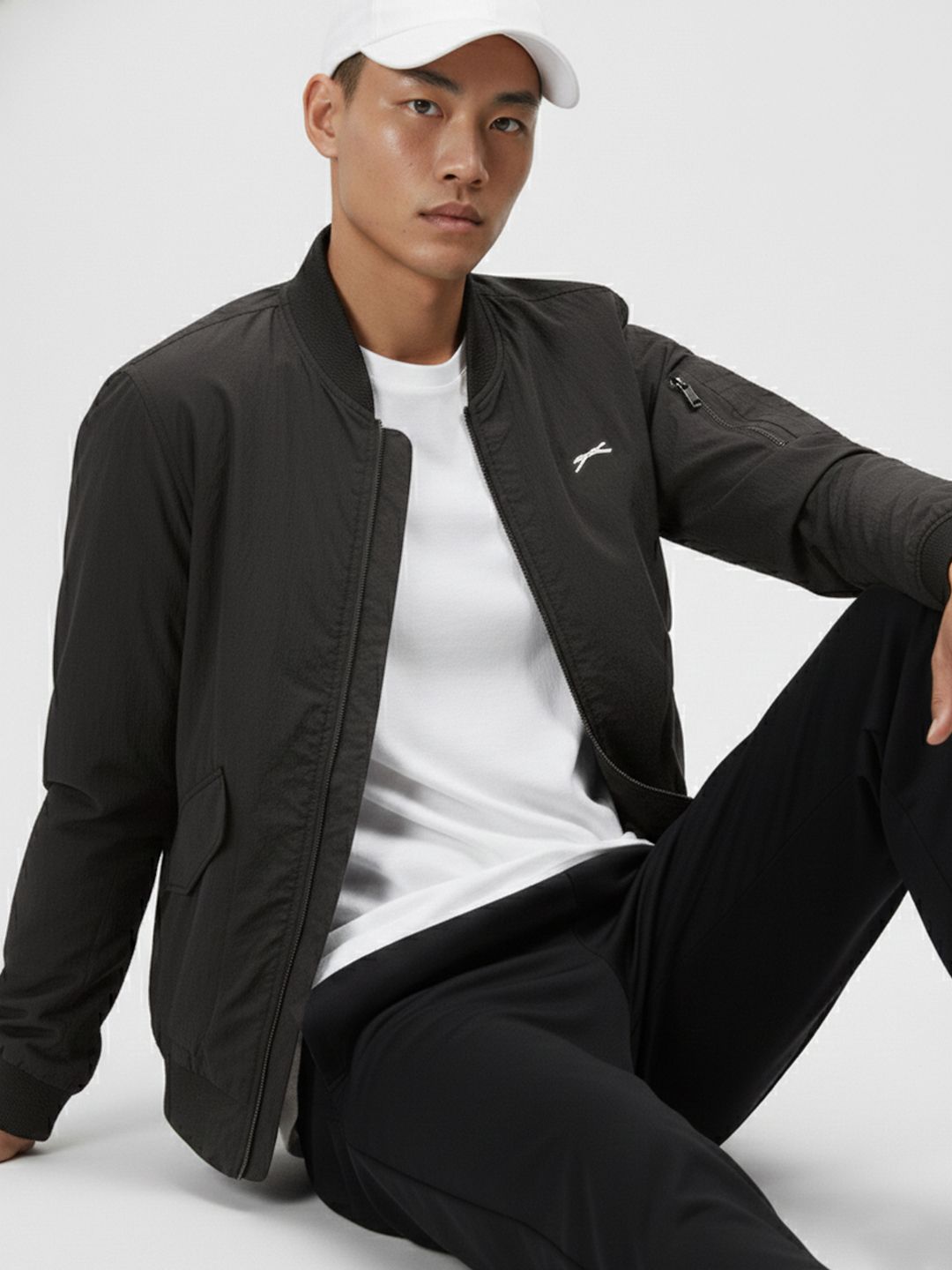 Slazenger Stand Collar Bomber Jacket