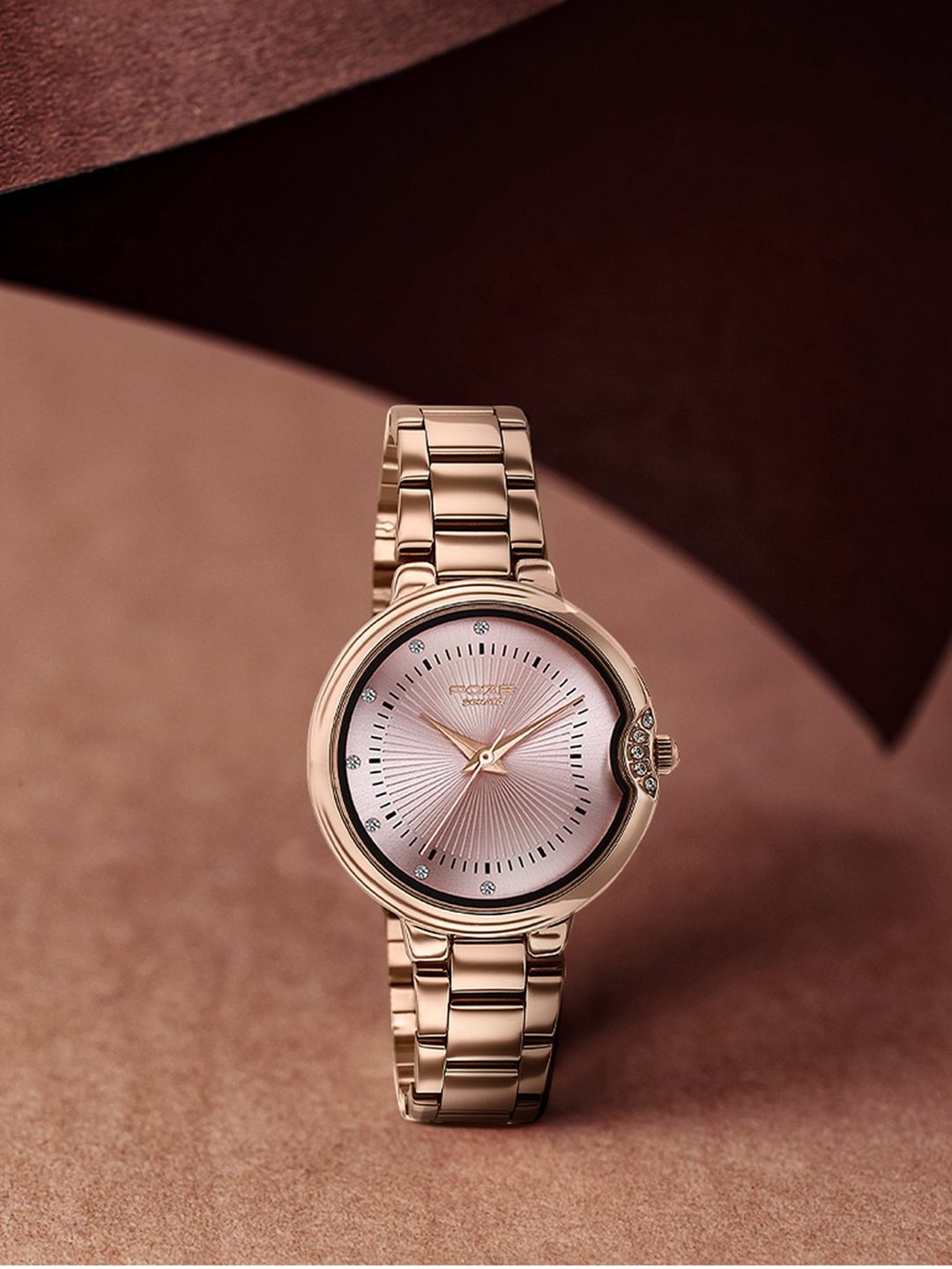 Sonata Poze 7 Analog Pink Dial Watch For Women - SP80153WM01W