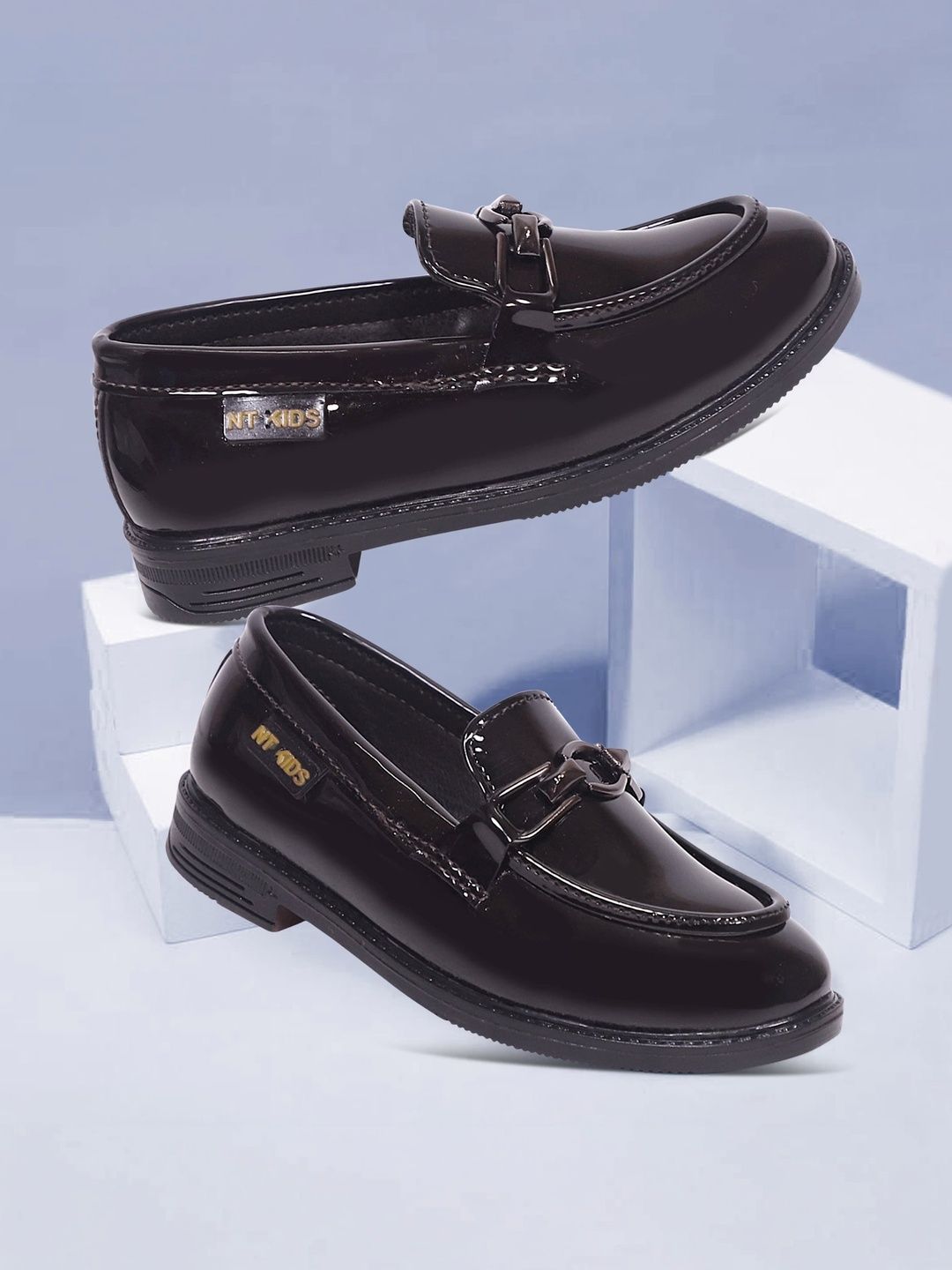 MUKUNDU Boys PU Loafers