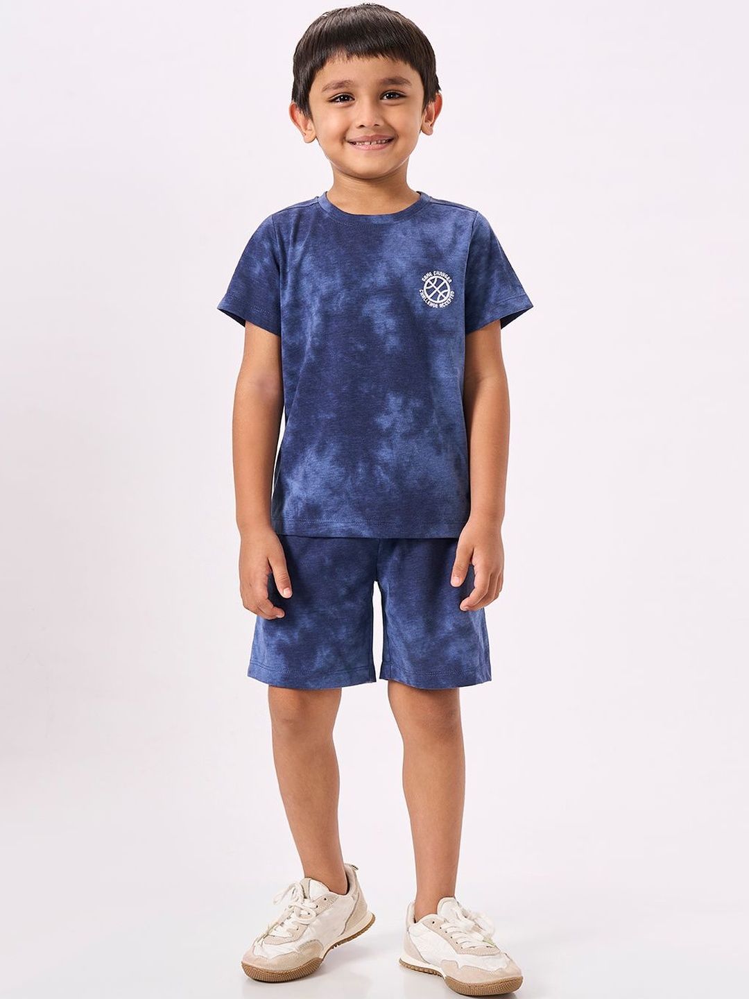 Ed-a-Mamma Boys Dyed T-shirt with Shorts