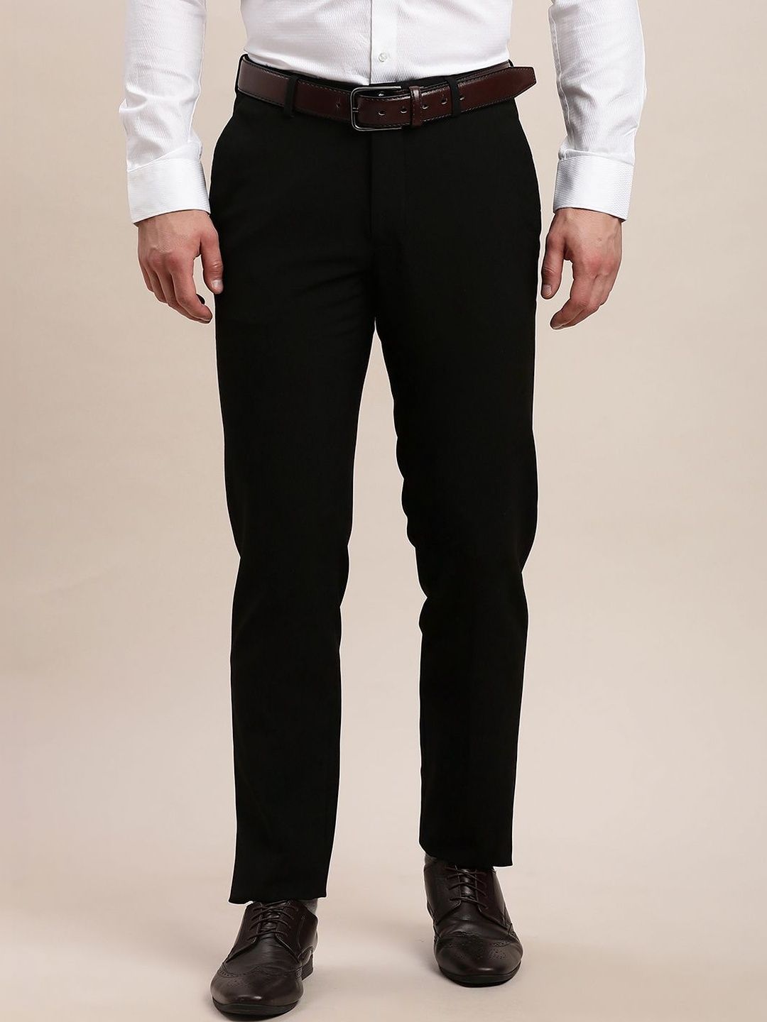Turtle Men Tailored Slim Fit Trousers