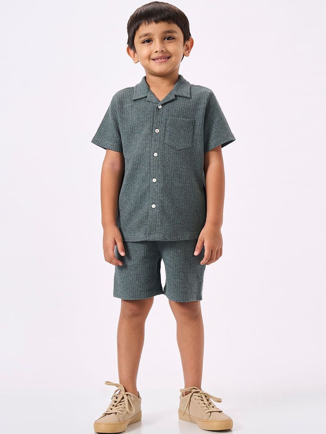 Ed-a-Mamma Boys Shirt with Shorts
