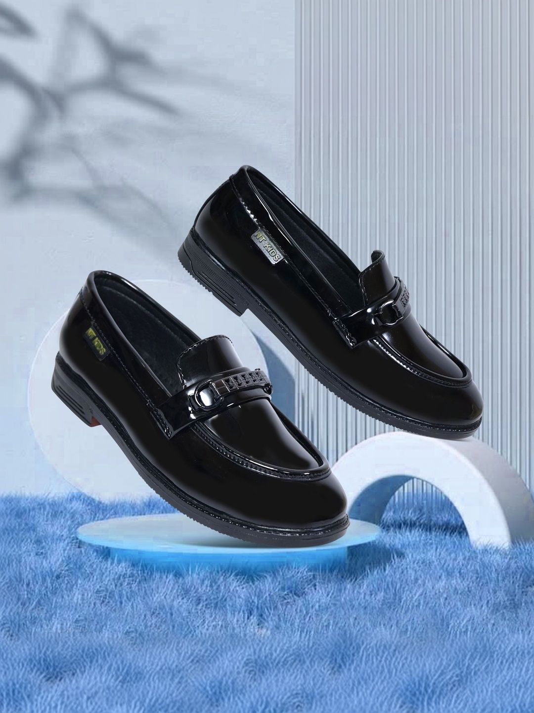 MUKUNDU Boys PU Loafers