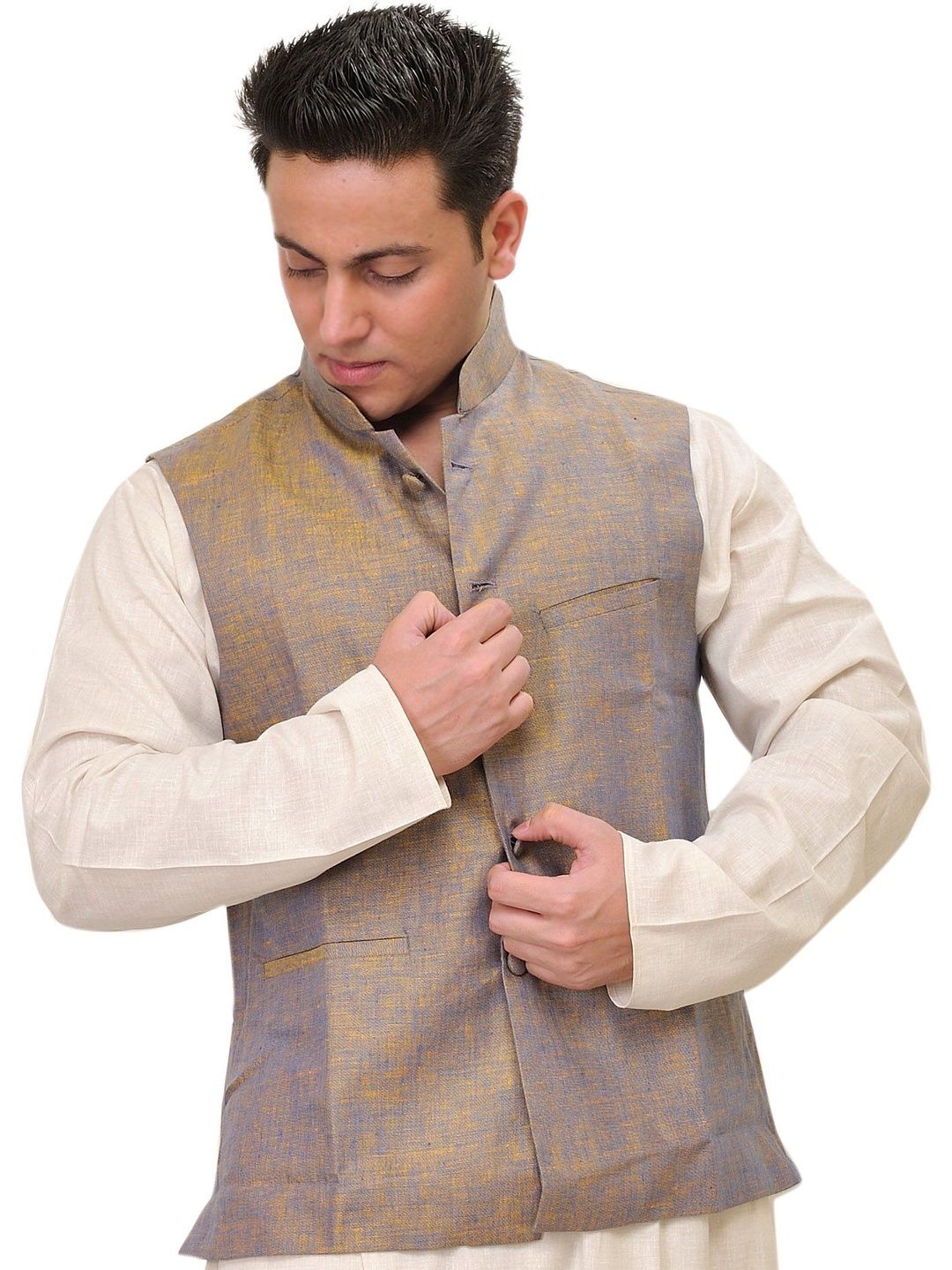 Exotic India Brocade Nehru Jackets