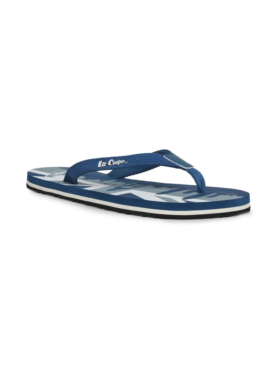 Lee Cooper Men Printed Rubber Thong Flip-Flops