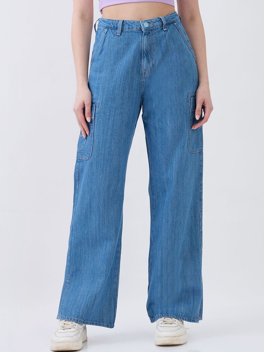 SPYKAR Women Straight Fit High-Rise Jeans