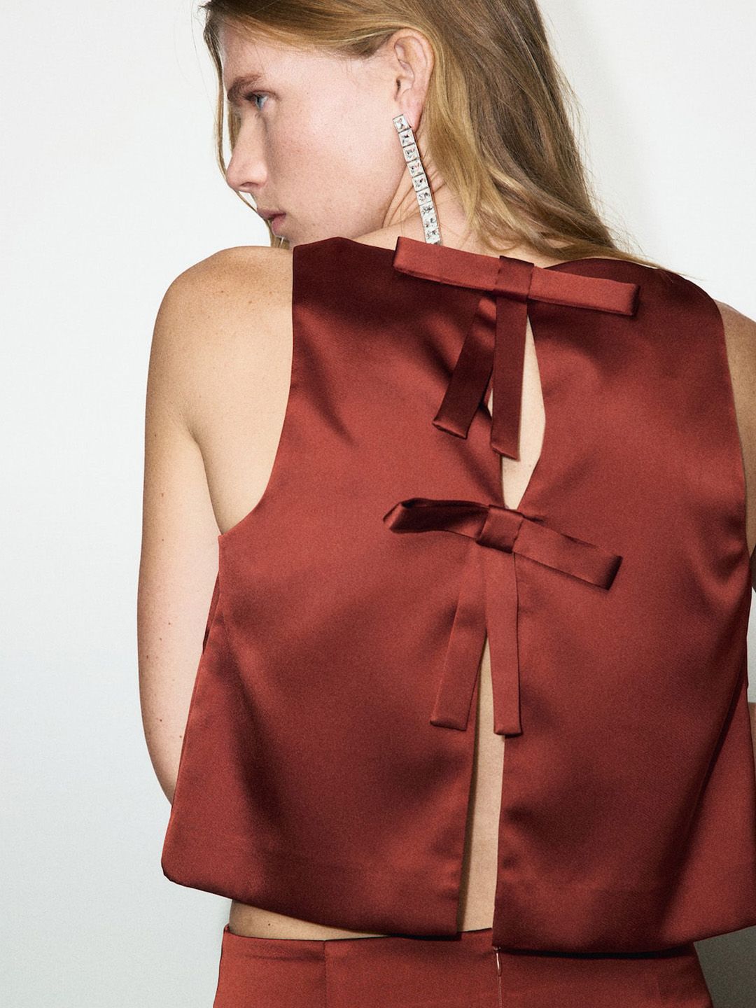 Styled Back Crop Top