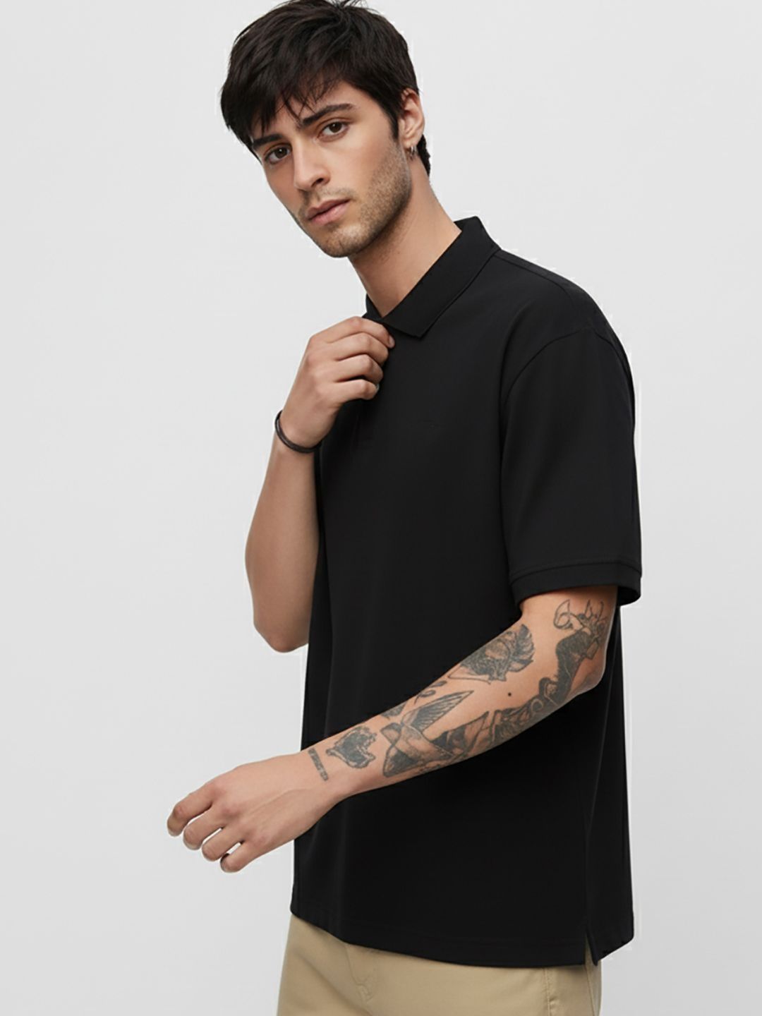 SZN Men Polo Collar T-shirt