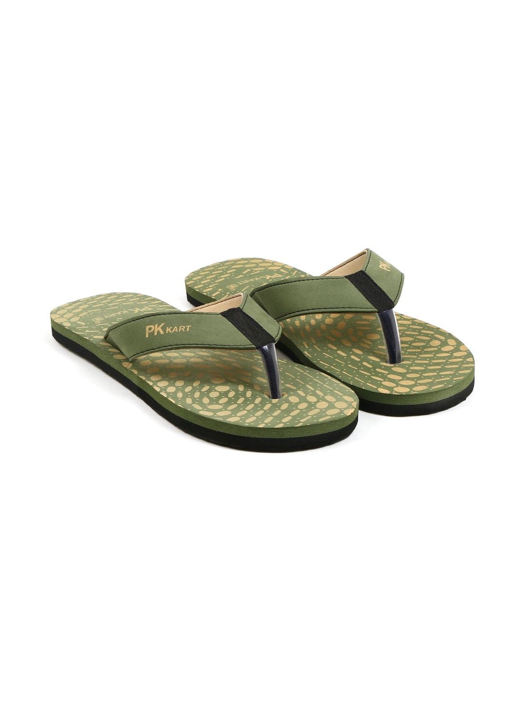 PKKART Men Printed Thong Flip-Flops