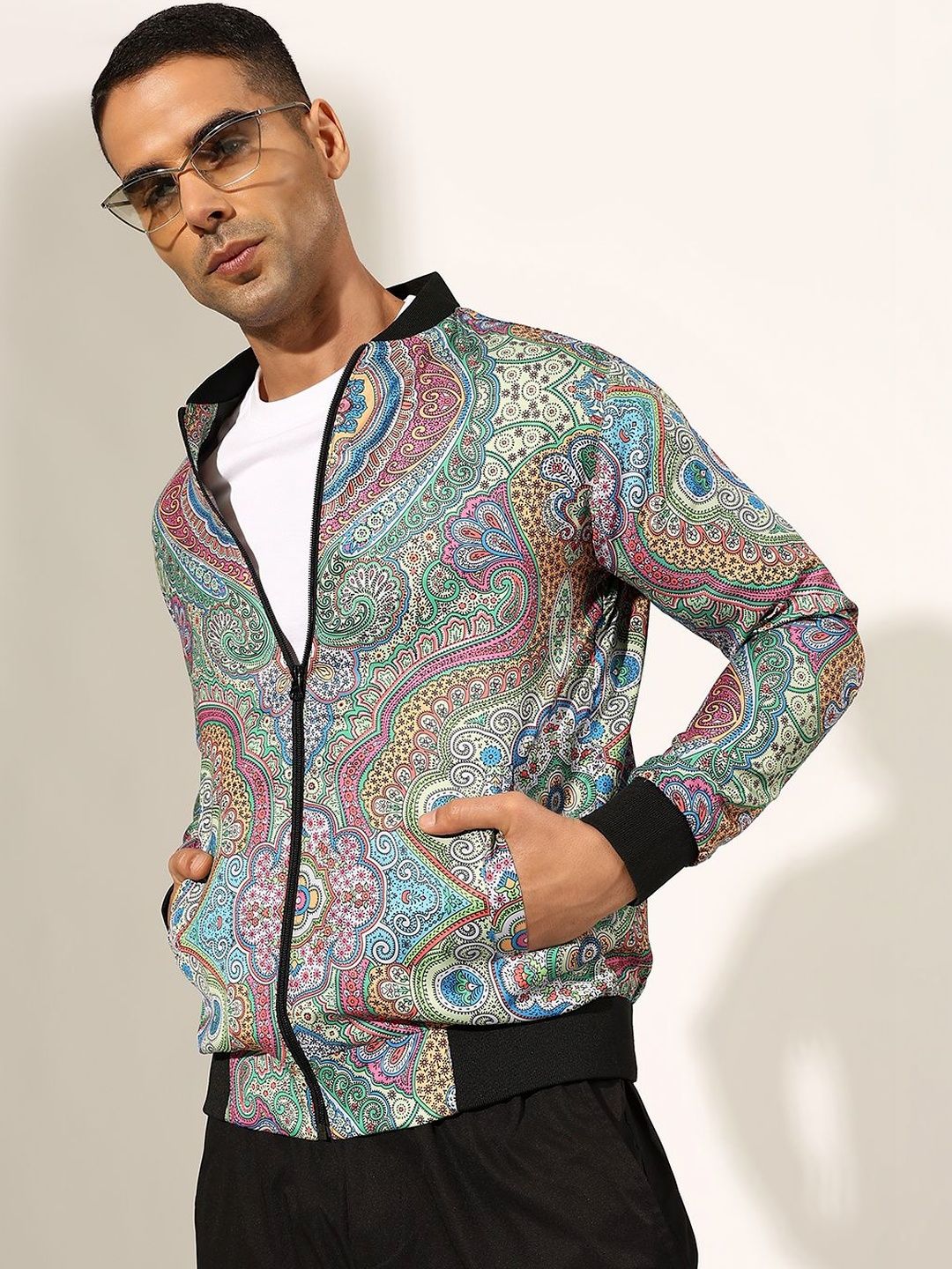 SHOWOFFFF Men Outdoor Bomber Jacket