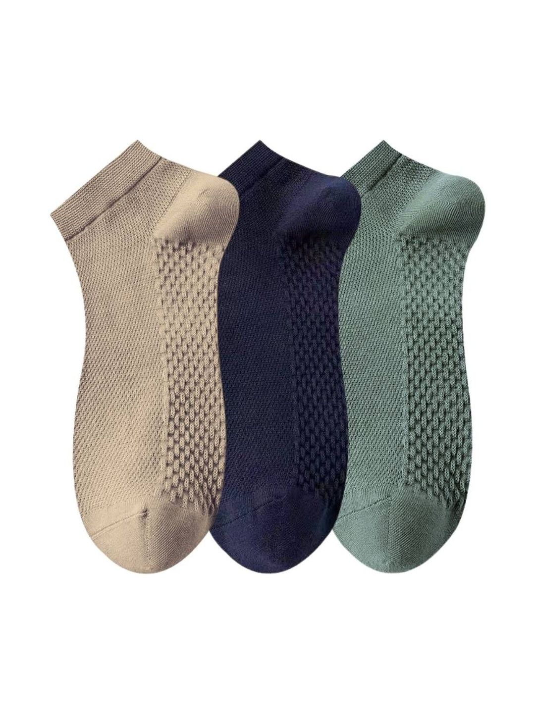 The Tie Hub Pack Of 3 Cotton Ankle Length Socks