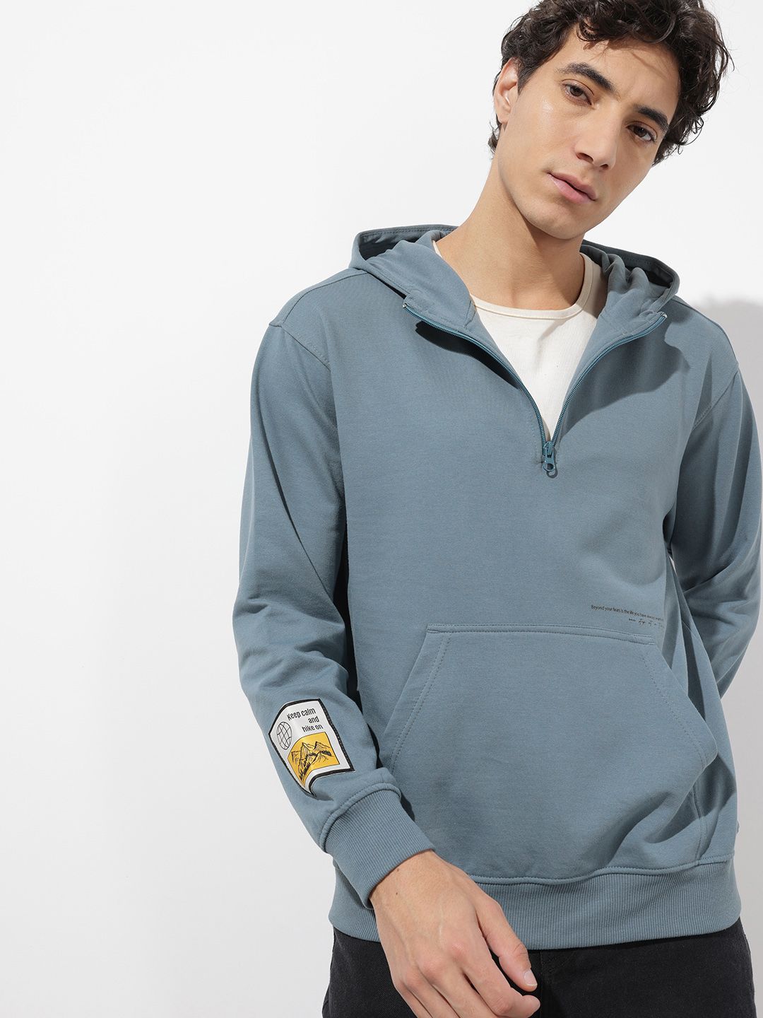 The Roadster Life Co. Hooded Knitted Sweatshirt