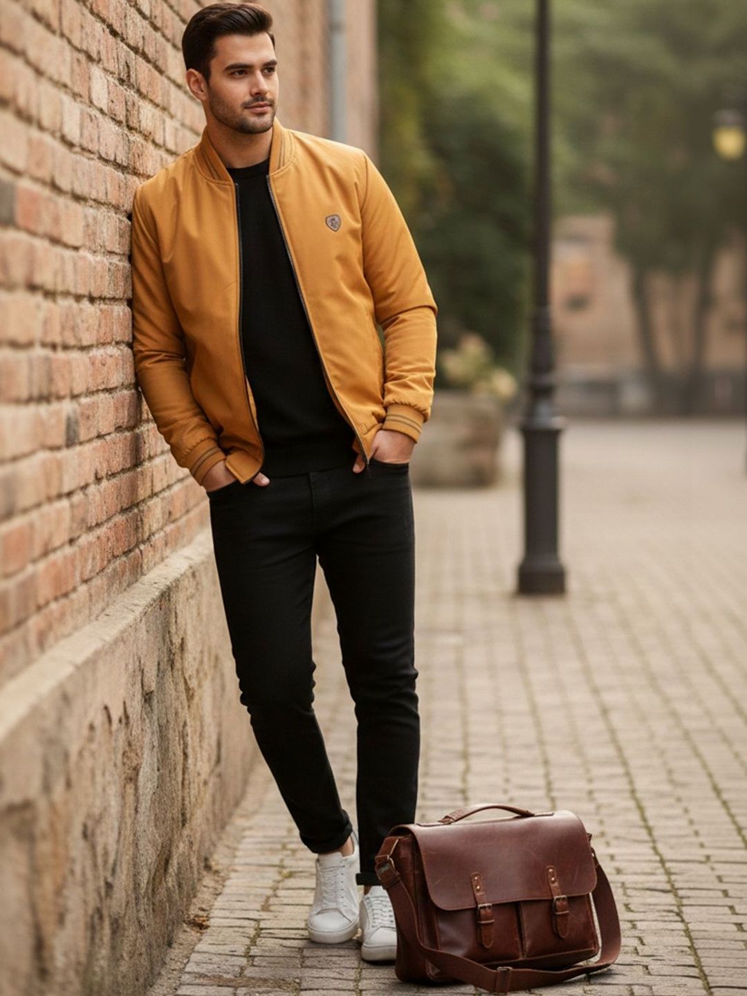 The Roadster Lifestyle Co High-Neck Full Sleeve Quilted Jacket