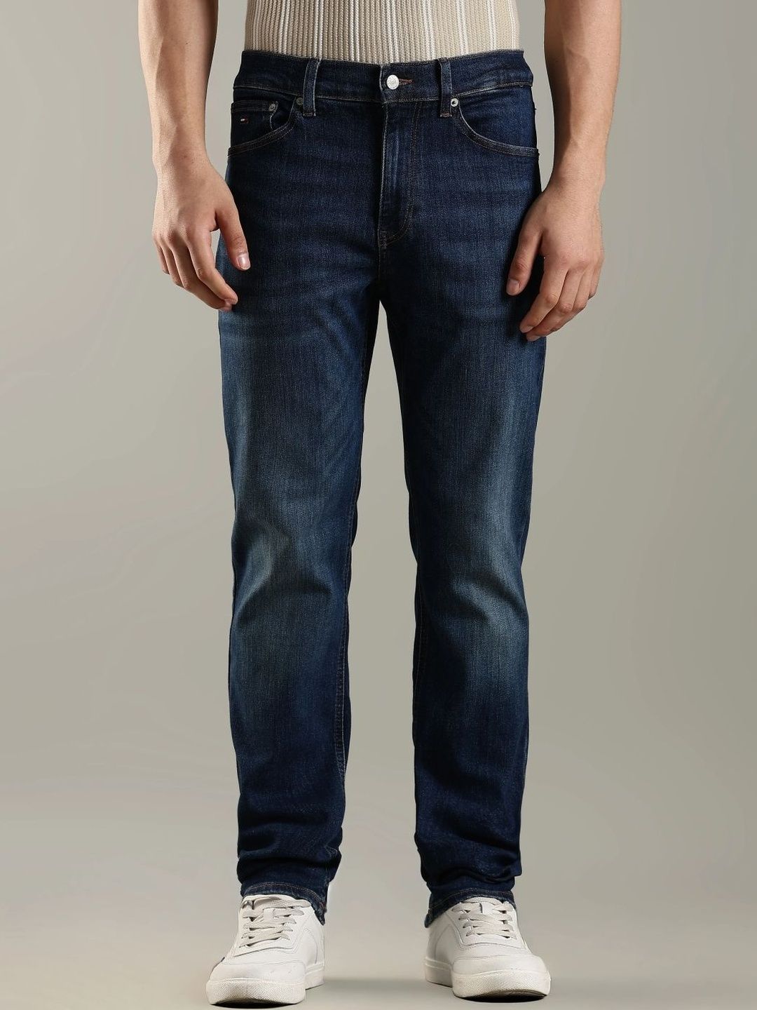 Slim Fit Mid-Rise Light Fade Jeans