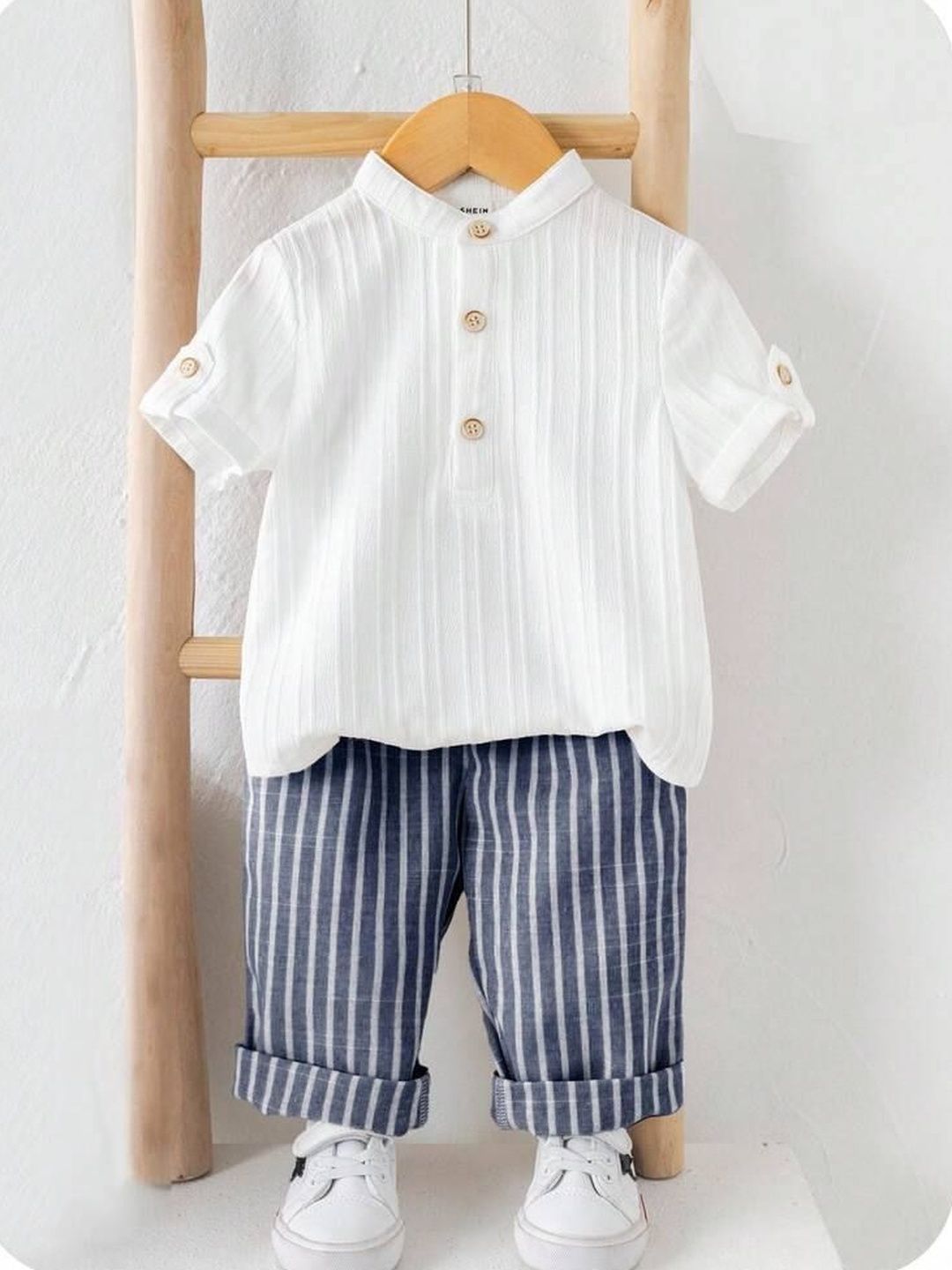 little heaven Cotten blend Shirt & Trousers Co-Ords
