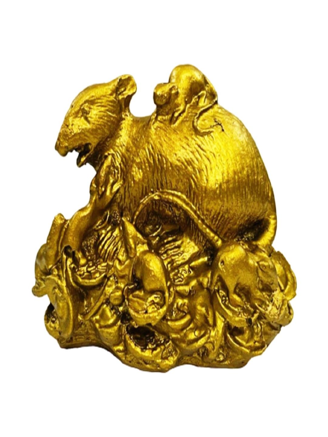numeroastro Feng Shui Mongoose On Wealth Ingots Showpiece