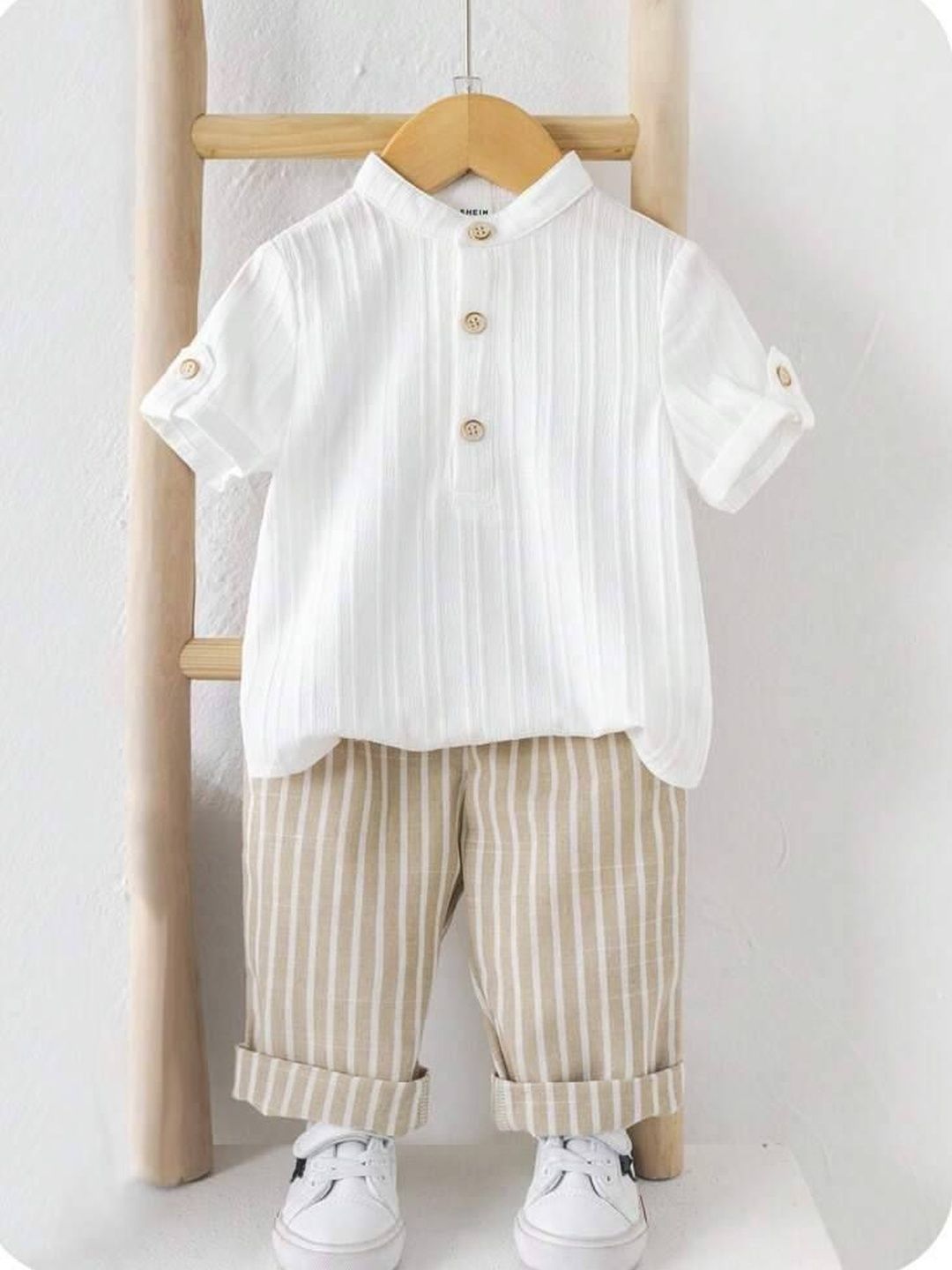 VISHVA CREATION VISHVA Cotton blend Shirt & Trousers Co-Ords
