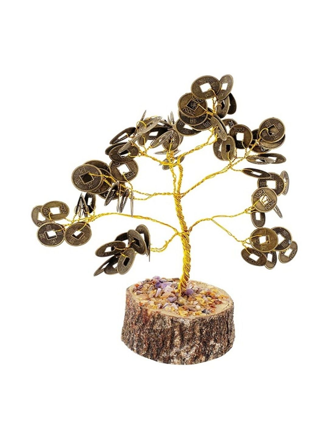 numeroastro Wooden Tree Figurine Showpiece
