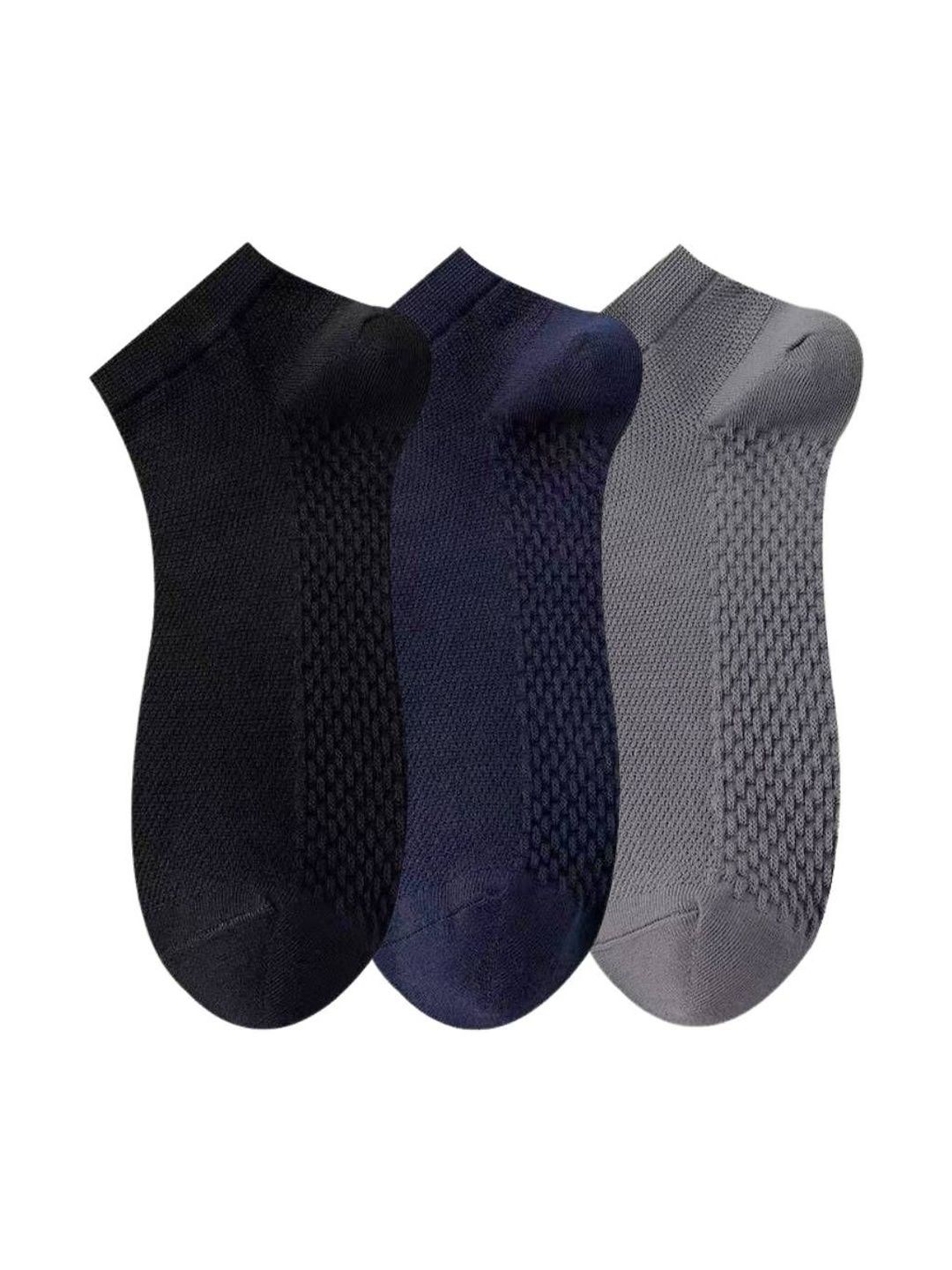 The Tie Hub Pack Of 3 Cotton Ankle Length Socks