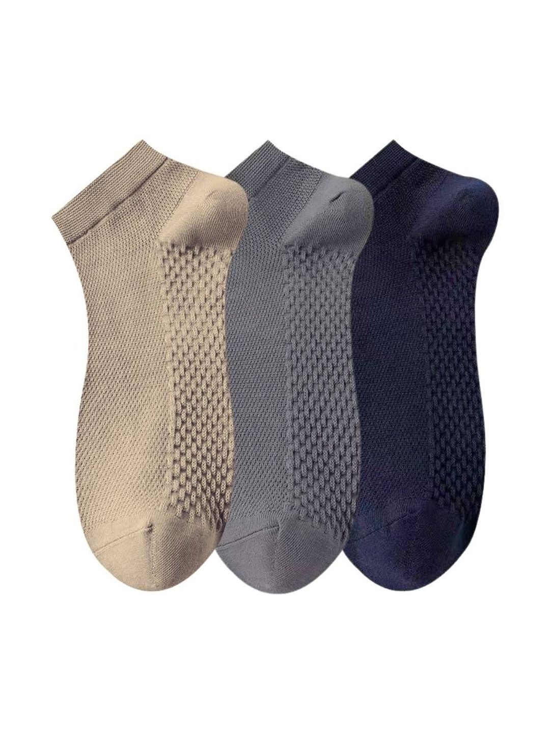 The Tie Hub Pack Of 3 Cotton Ankle Length Socks