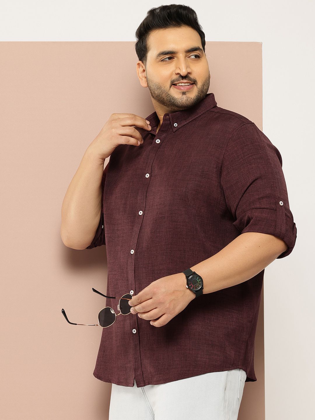 Thomas Scott Plus Size Classic Casual Shirt