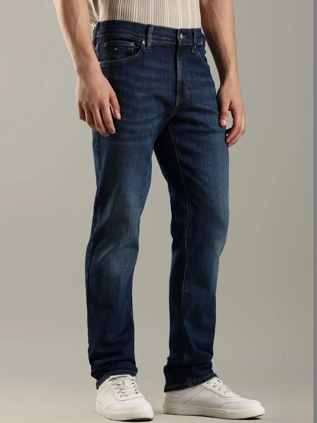Slim Fit Mid-Rise Light Fade Jeans