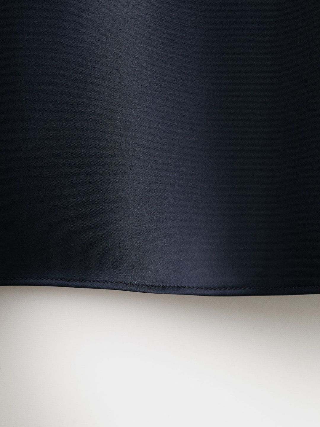 Satin Finish Flared Midi Skirt