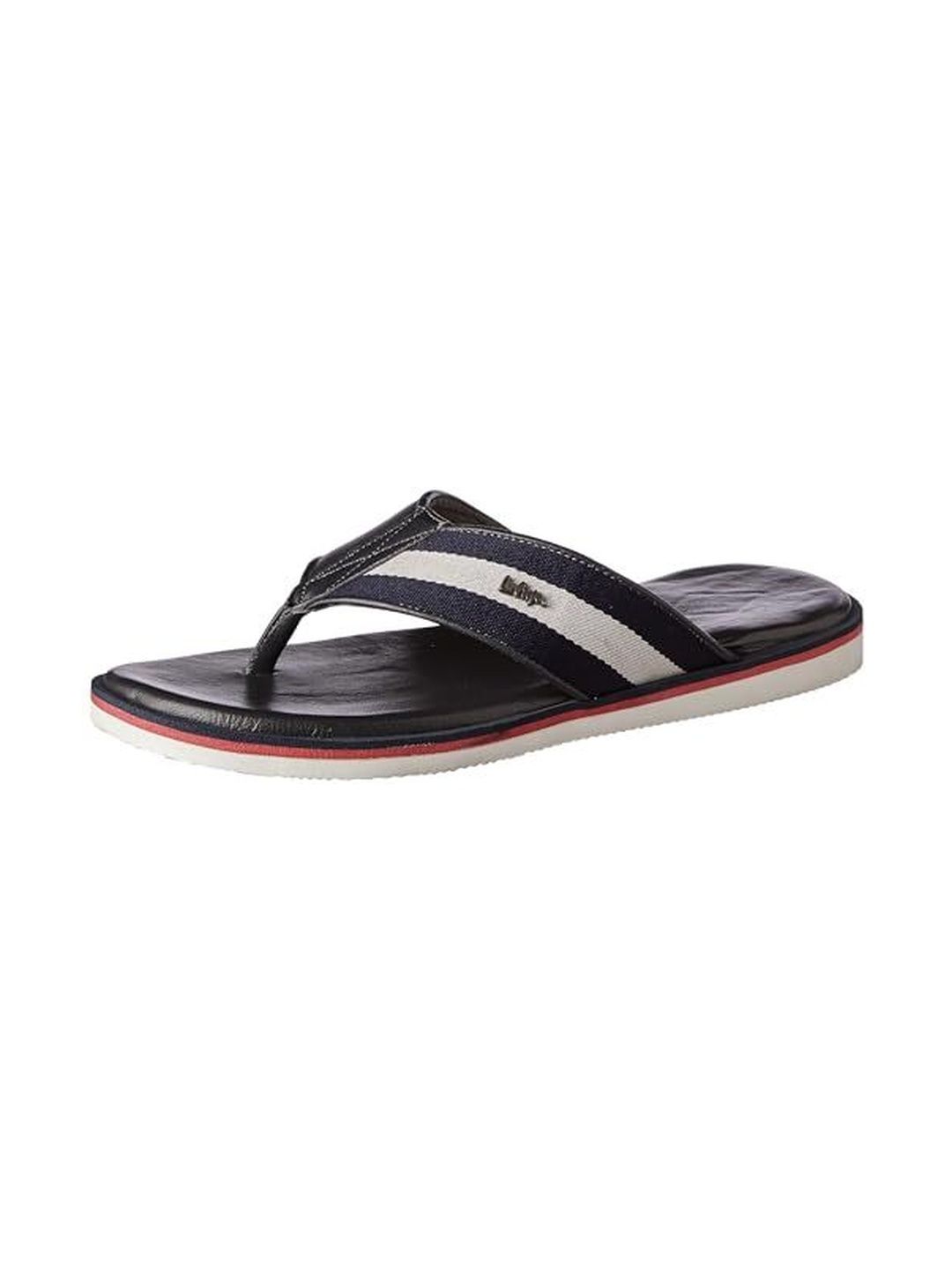 Lee Cooper Men Striped Rubber Thong Flip-Flops