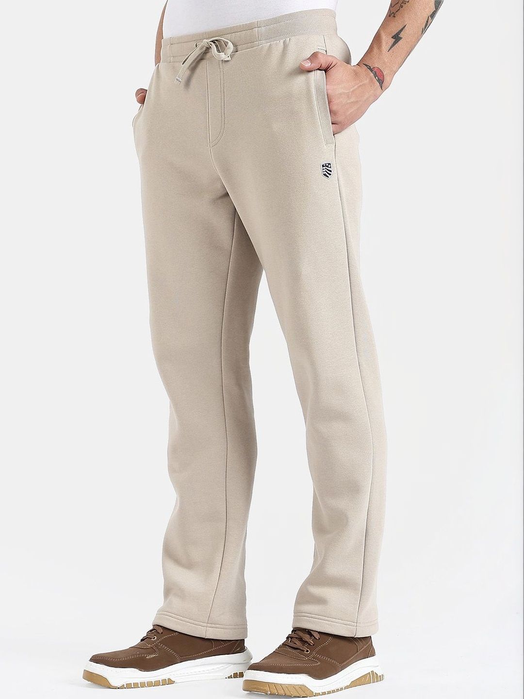 Buy Jockey Super Combed Cotton Rich Fleece Solid Trackpants With
