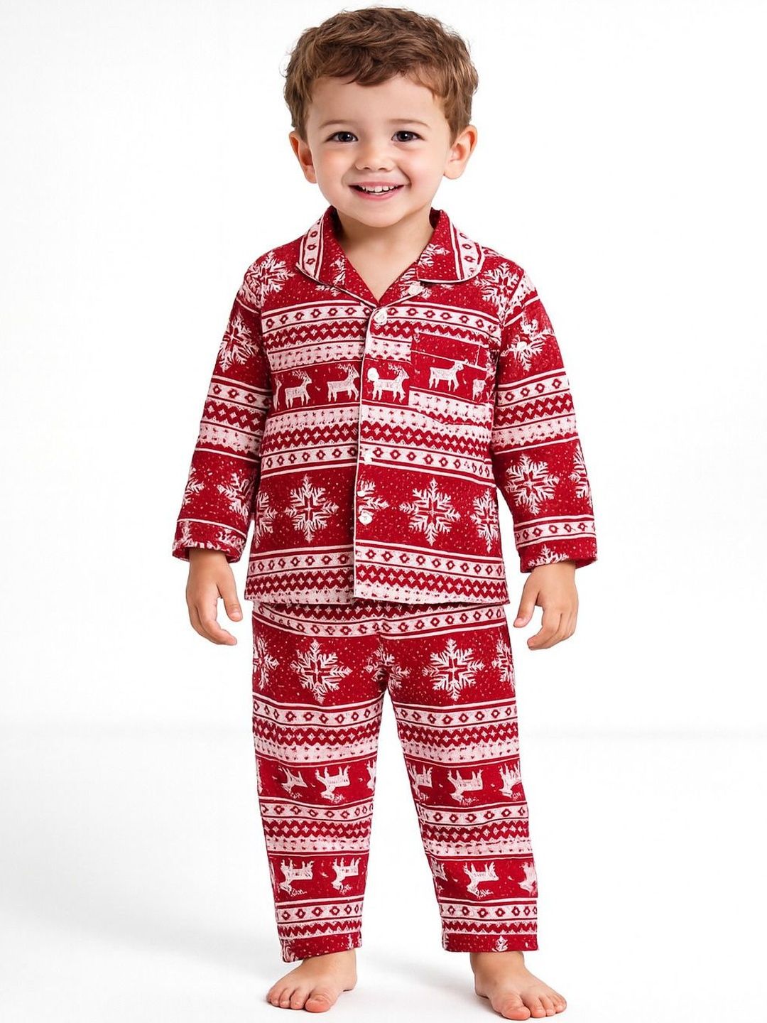 Cutoos Unisex Kids Printed Night suit
