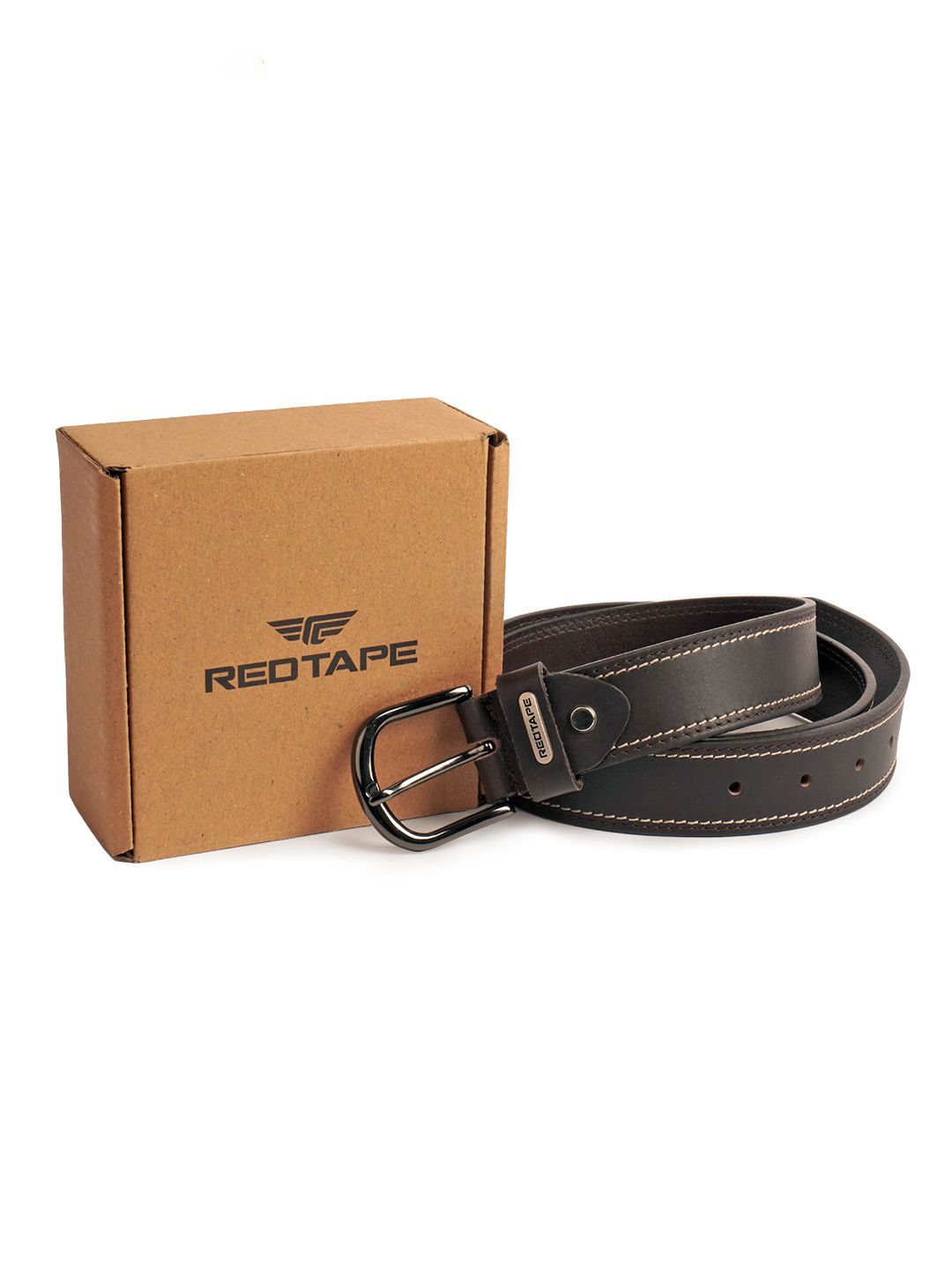 Red Tape Men Leather Belt
