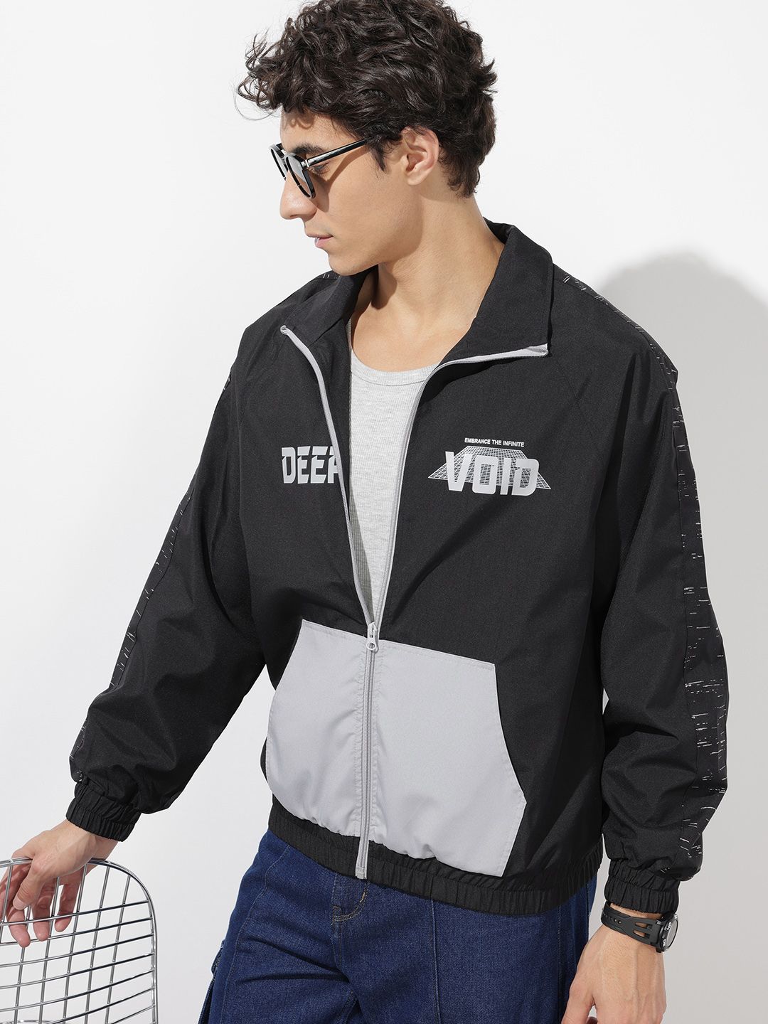 The Roadster Life Co. Printed Sporty Jacket
