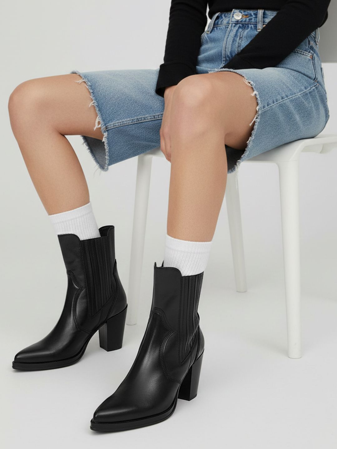 Roadster The Roadster Life Co. Women Pointed Toe Block Heel Boots