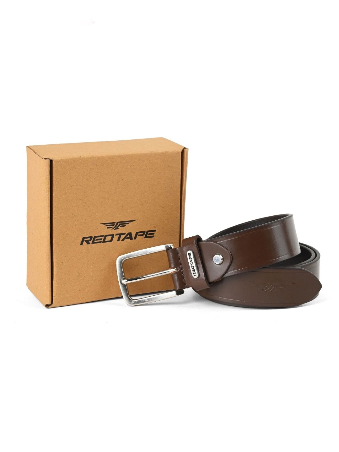 Red Tape Men Leather Casual Belt