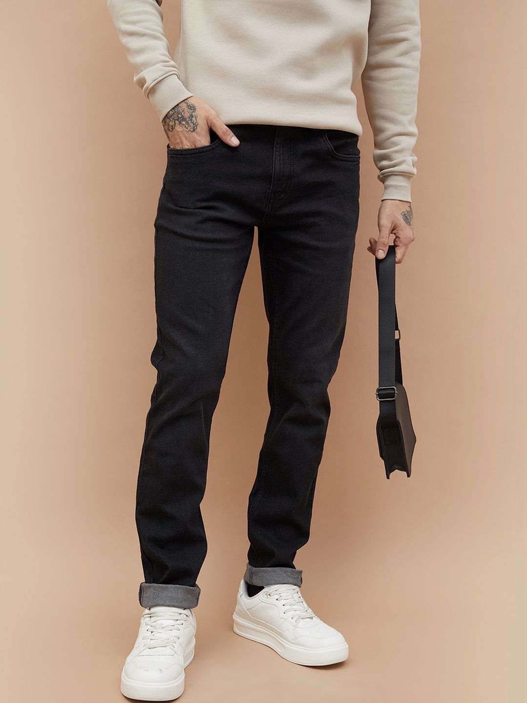 Fame Forever by Lifestyle Men Tapered Fit Mid-Rise Jeans