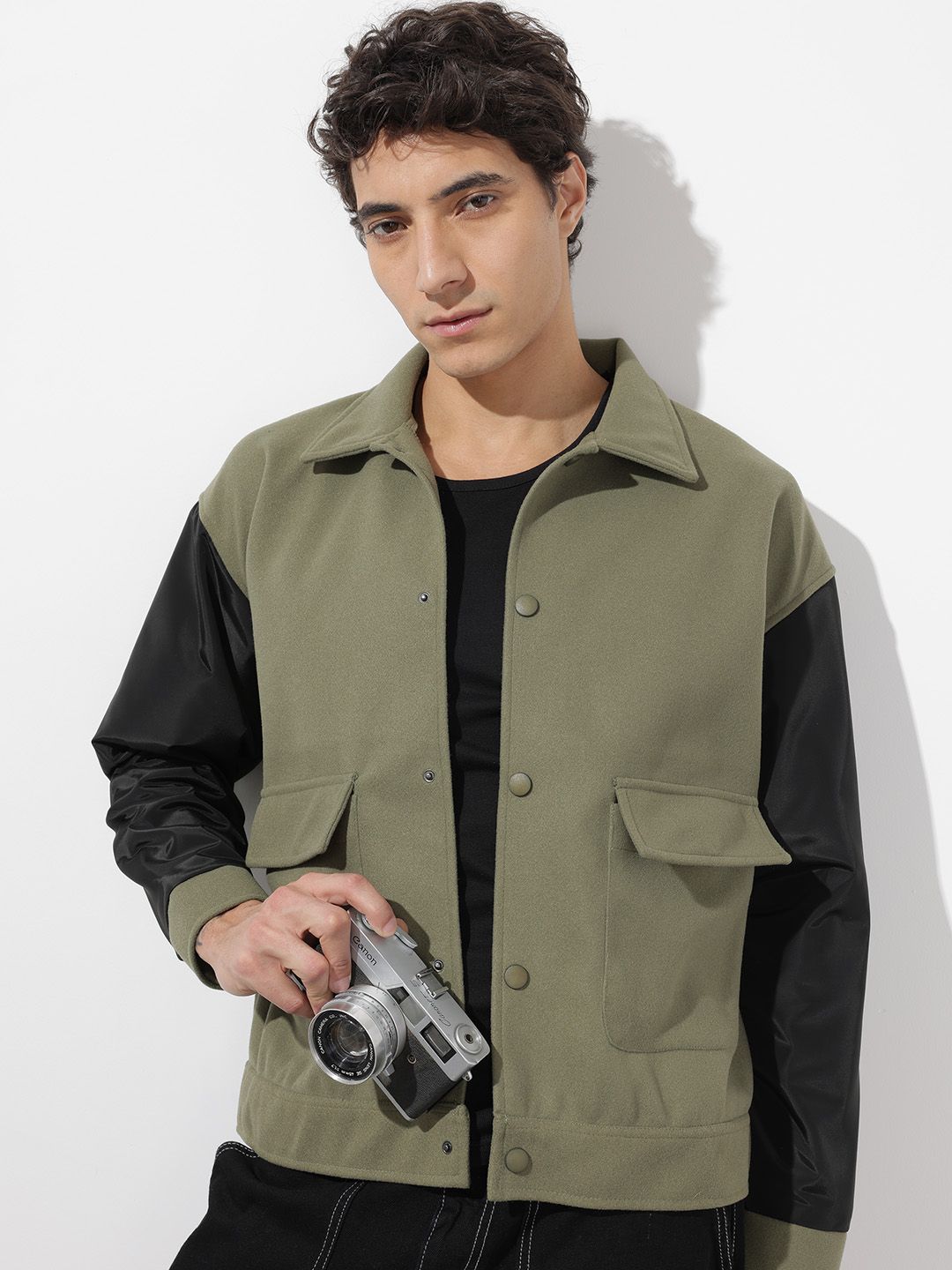 The Roadster Life Co. Colourblocked Tailored Jacket