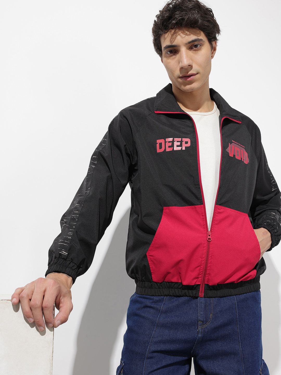 The Roadster Life Co. Printed Sporty Jacket