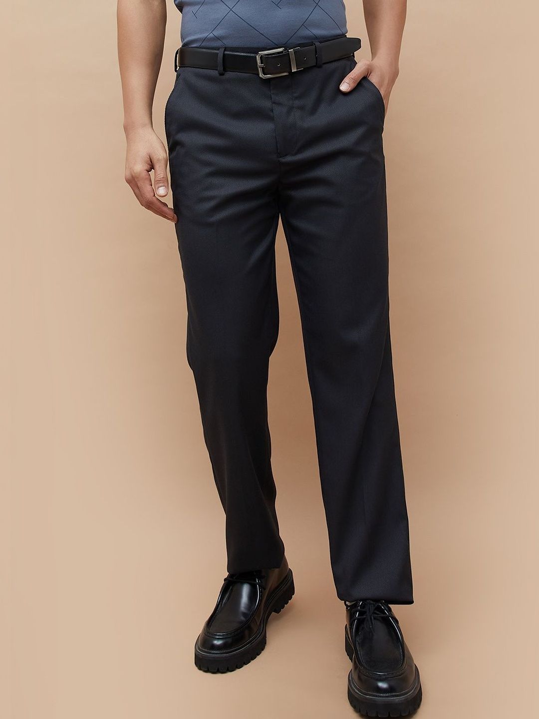 CODE by Lifestyle Men Easy Wash Trousers