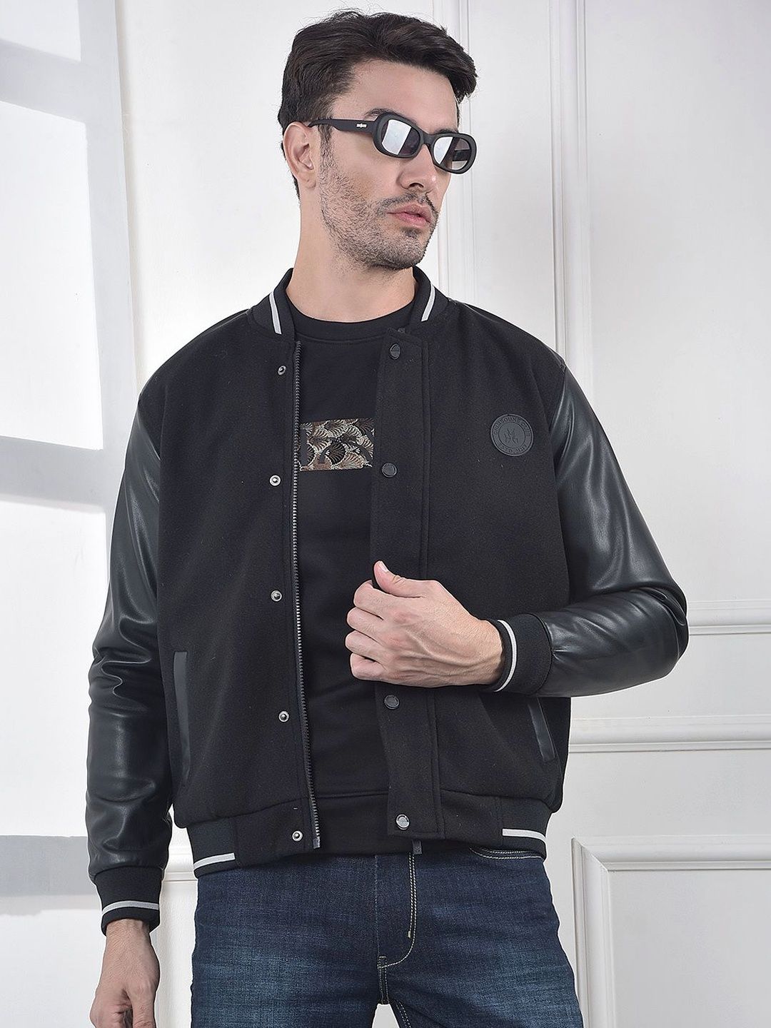 Crimsoune Club Men Lightweight Varsity Jacket