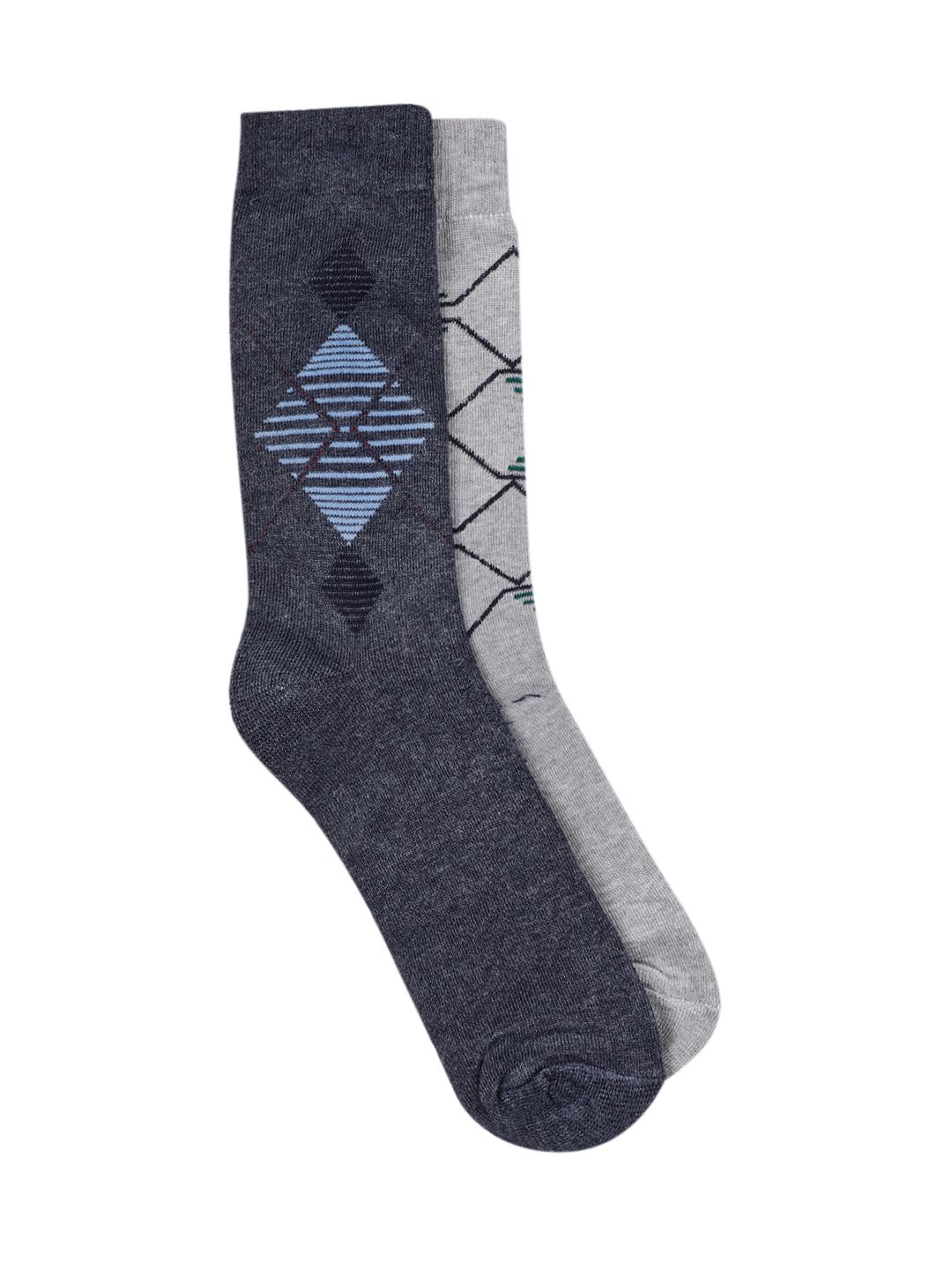 Teakwood Leathers Men Pack Of 2 Pair Winter Woolen Above Ankle Length Socks