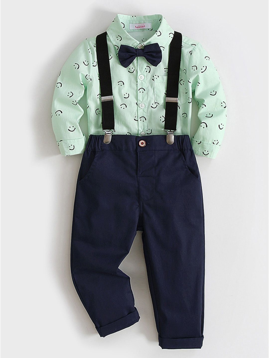 Hopscotch Boys Printed Shirt with Trousers